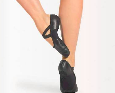 2038W - LEATHER Hanami Ballet Shoe BLACK