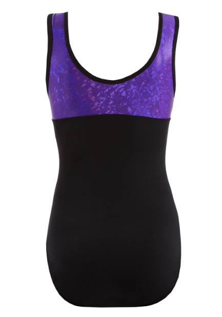 Leotard - GCL100 - 'Shattered Glass' Boat Neck Leotard