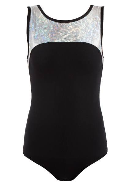 Leotard - GCL100 - 'Shattered Glass' Boat Neck Leotard