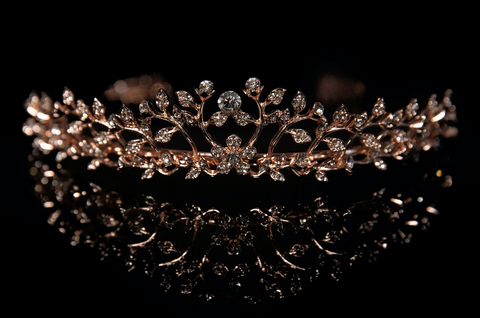 Alyssa - rose gold Tiara - Large