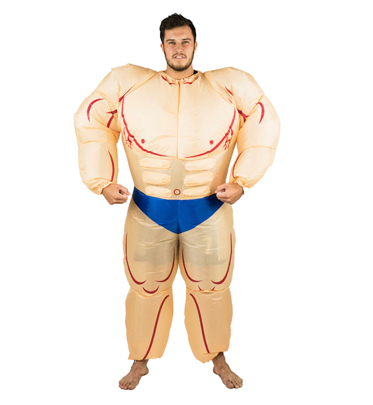 Adult Inflatable Muscle Man Costume