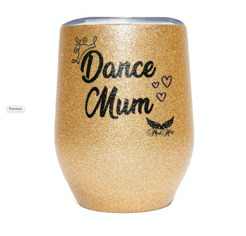 Mad Ally Glitter Mug - Dance Mum