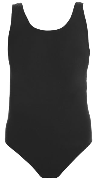 Energetiks Black CL01 Scoop Neck Leotard