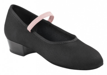 N4571C - Academy Canvas Character Shoe Low Heel